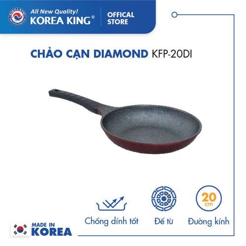 Chảo Chống Dính Diamond Korea King 20cm KFP-20DI