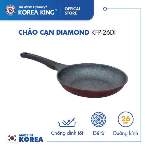 Chảo Chống Dính Diamond Korea King 26cm KFP-26DI