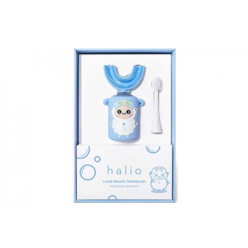 Bàn Chải Đánh Răng Điện Chữ U Cho Bé Halio Smart Sonic U-Shaped Toothbrush Blue