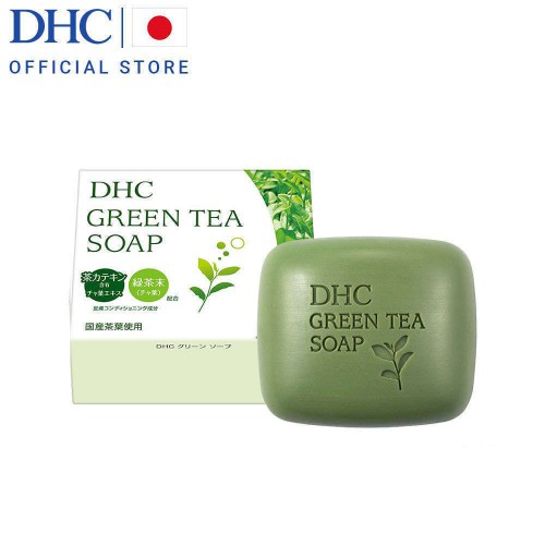 Xà Bông Rửa Mặt Trà Xanh DHC Green Tea Soap