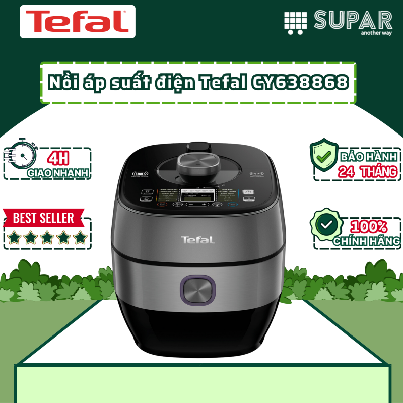 Nồi Áp Suất Tefal EPC – Smart Pro IH Multicooker 5 Lít CY638868