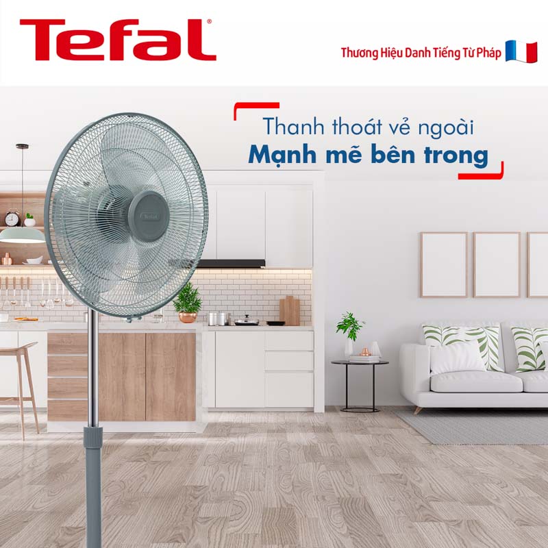 Tefal là một thương hiệu nổi tiếng với các sản phẩm về quạt - thiết bị làm mát 