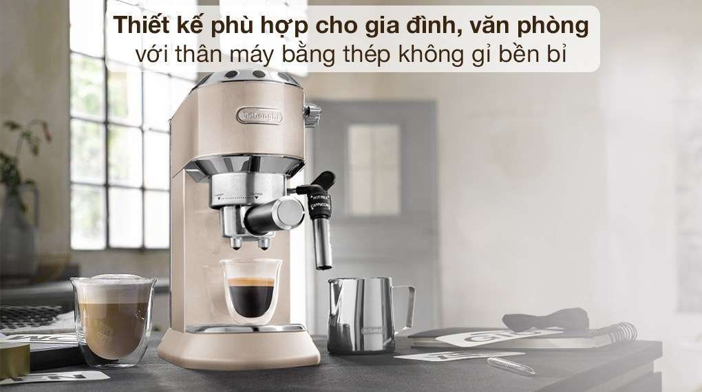 Máy Pha Cafe Màu Be Delonghi 1300W EC785.BG