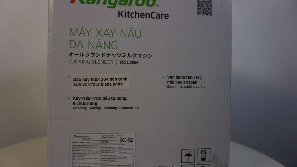 Máy Xay Nấu Sữa Hạt Kangaroo 1.2 Lít KG12BH