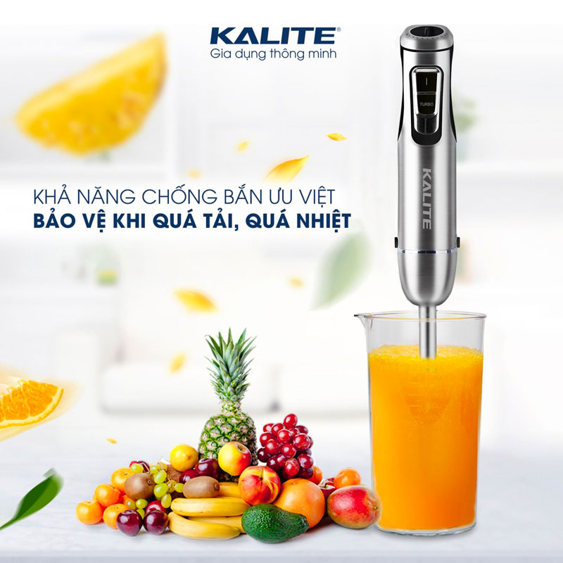 Cấn sử dụng máy xay sinh tố Kalite đúng cách để đảm bảo an toàn 
